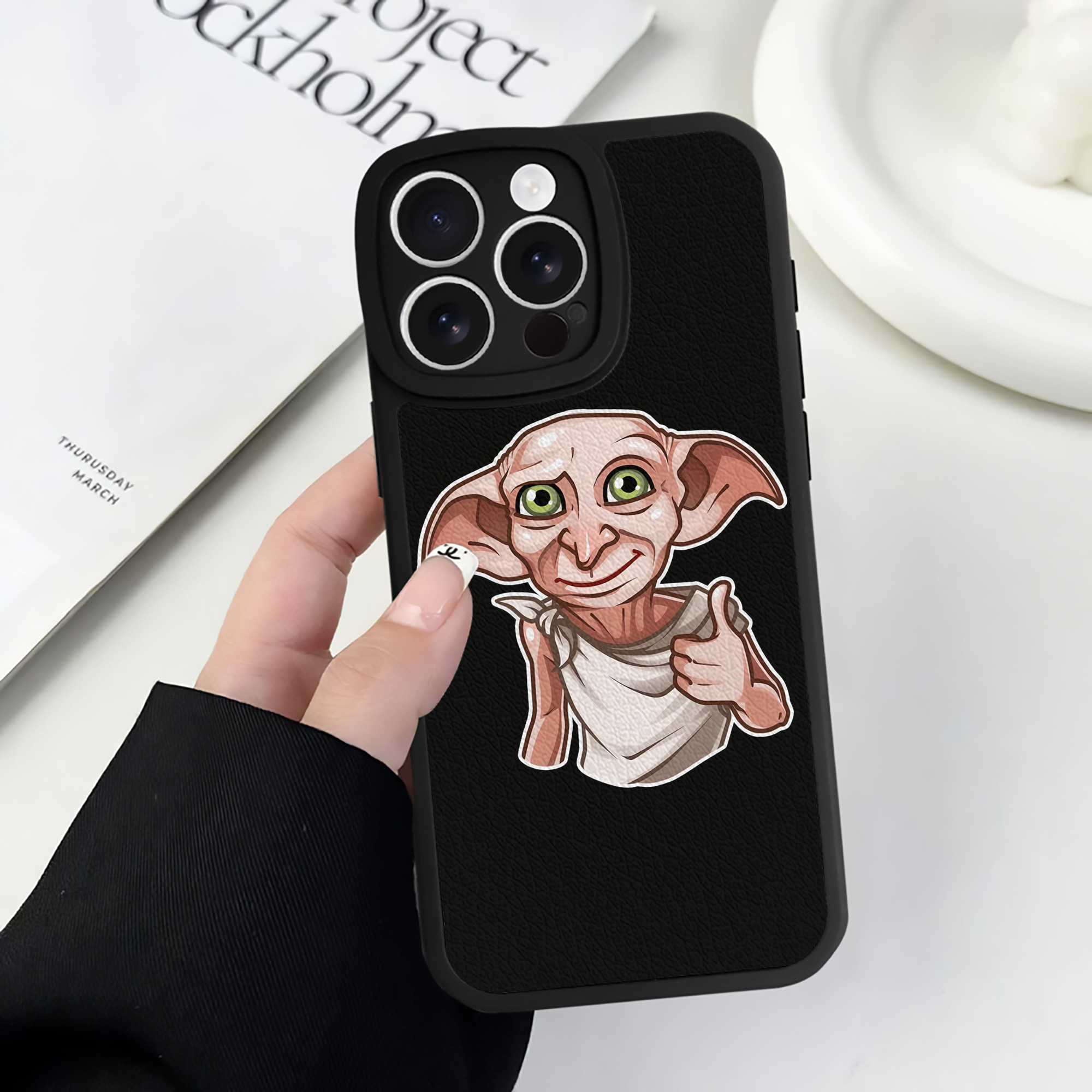 （画像用） Harry Potter ハリー・ポッターシリーズ 【iPhone 16シリーズ対応】シリコンスマホケース（レザー調） 材質：シリコン